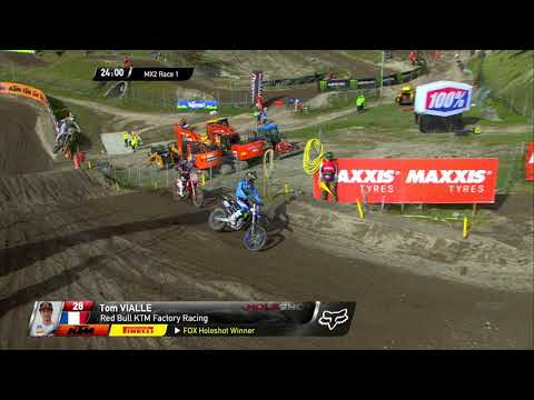 Vialle vs Geerts battle - MXGP of Trentino 2020