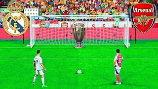 RONALDO, MESSI, NEYMAR, YAMAL, MBAPPE, HAALAND | ARSENAL vs REAL MADRID | PENALTY SHOOTOUT FC 26