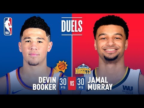 Devin Booker & Jamal Murray Duel It Out In Denver