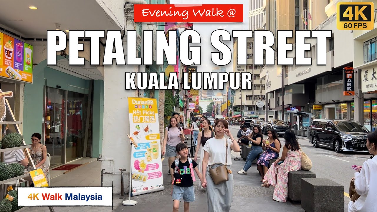EVENING WALK @ PETALING STREET MARKET KUALA LUMPUR | APRIL 2026 - MALAYSIA WALKING TOUR