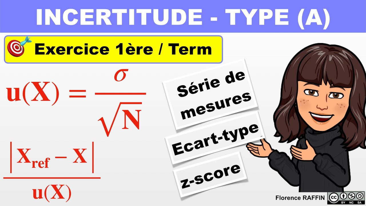 INCERTITUDE TYPE A / Exercice corrigé / 1ère et Terminale