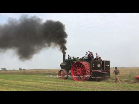 150 HP Case Road Locomotive Pulling 44 Bottom Plow