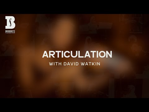 All about Articulation in Baroque Music with David Watkin