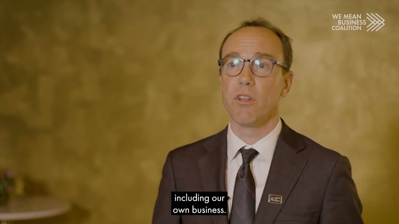 Owen Bethell, Nestlé, talks to We Mean Business about the need for consistent advocacy from business