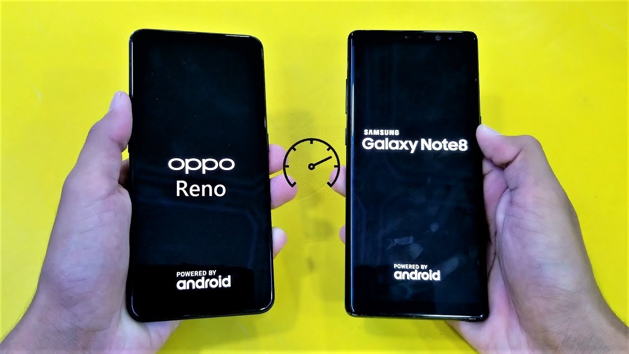 Oppo Reno vs Samsung Galaxy Note 8 - Speed Test!