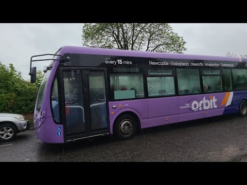 *FIRST DAY BACK SINCE APRIL & DISPLAY LIGHTS BROKEN* Orbit 51 - Go North East 5446 - NK66 EVG