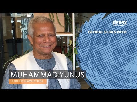 Muhammad Yunus explains the social business model & his new book A World of Three Zeros