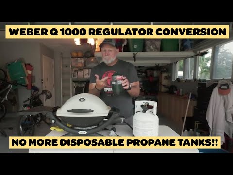 Convert Your Weber Q1000/Q1200 to Use Refillable Propane Tanks | Regulator Swap DIY Guide