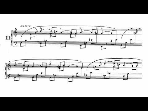 Erik Satie ~1897~ Pièces Froides, Danses de travers, n°3