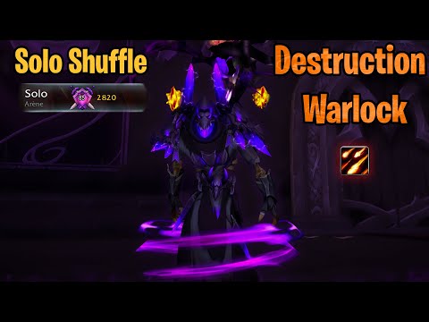 SoloShuffle - Warlock Destruction - Arena Montage [WoW 10.0.5 PvP]