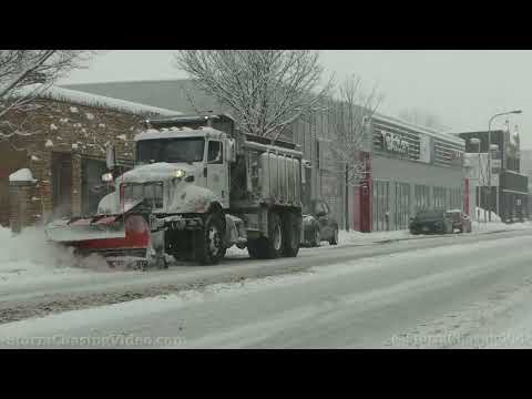 Lake Effect Snow, Evanston, IL - 1/28/2022