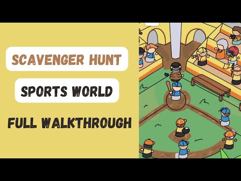 Scavenger Hunt - Sports world -  Level 7 Gameplay 🔍