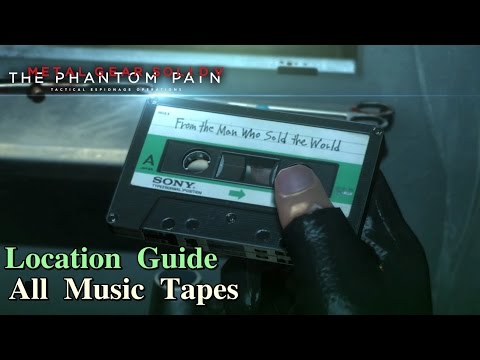 Metal Gear Solid V: The Phantom Pain ★ All Music Cassette Tapes [Location Guide]