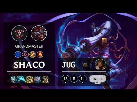 Shaco Jungle vs Jarvan IV - EUW Grandmaster Patch 11.6