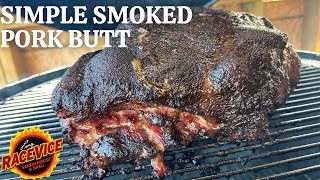 THIS is why Pork Butt is the EASIEST meat to BBQ!  Delicious pulled pork Weber Smokey Mountain.