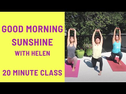 20 Minute Yoga Class - Good Morning Sunshine