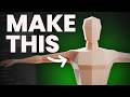 Make Low Poly Characters In Blender