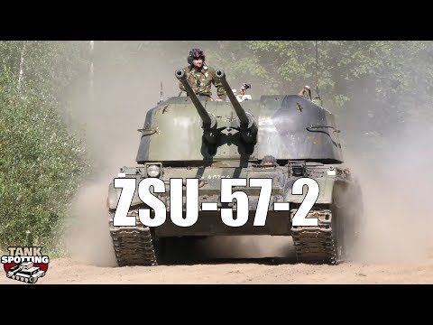 ZSU-57-2 Drive-By - 57 mm Anti-Aircraft Tank - FinTank100