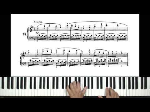 Czernyana - fascicolo II - n. 23 - Allegro - piano tutorial by Antonio De Angelis