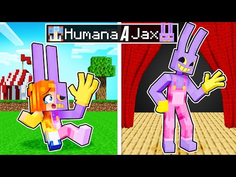 HUMANA Transforms into JAX in Minecraft (The Ultimate Transformation!)