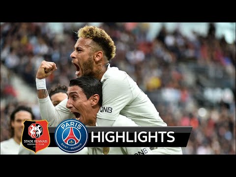PSG VS RENNES 3-1 . All Goals and Extended Highlights. 2018 Ligue 1