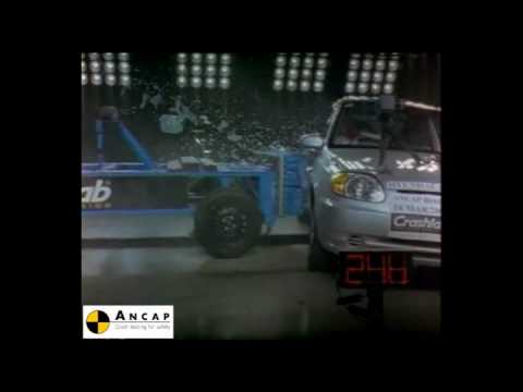 Hyundai Accent 2003 ANCAP Crash Test (3 stars)