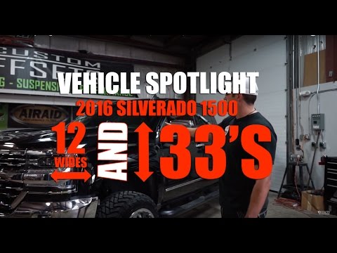 Spotlight - 2016 Silverado with 4" Lift, 20x12's, and 33's
