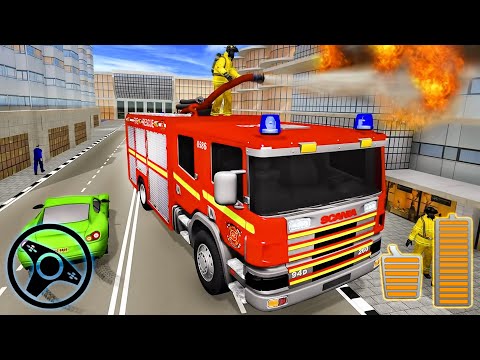 American Firefighter City Rescue 2019 - Fire Truck Driving Simulator | Android Gameplay