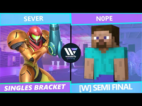 Wonderfly Weekly 133 n0pe (Steve) vs SeVeR (Samus) Winners Semi Final