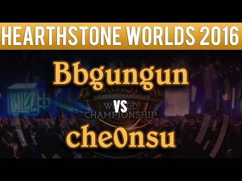Bbungun vs che0nsu - Hearthstone World Championship 2016: Group B Winners Match