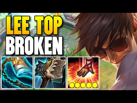 THIS LEE SIN TOP STRATEGY IS APPARENTLY BROKEN... SO I TRIED IT