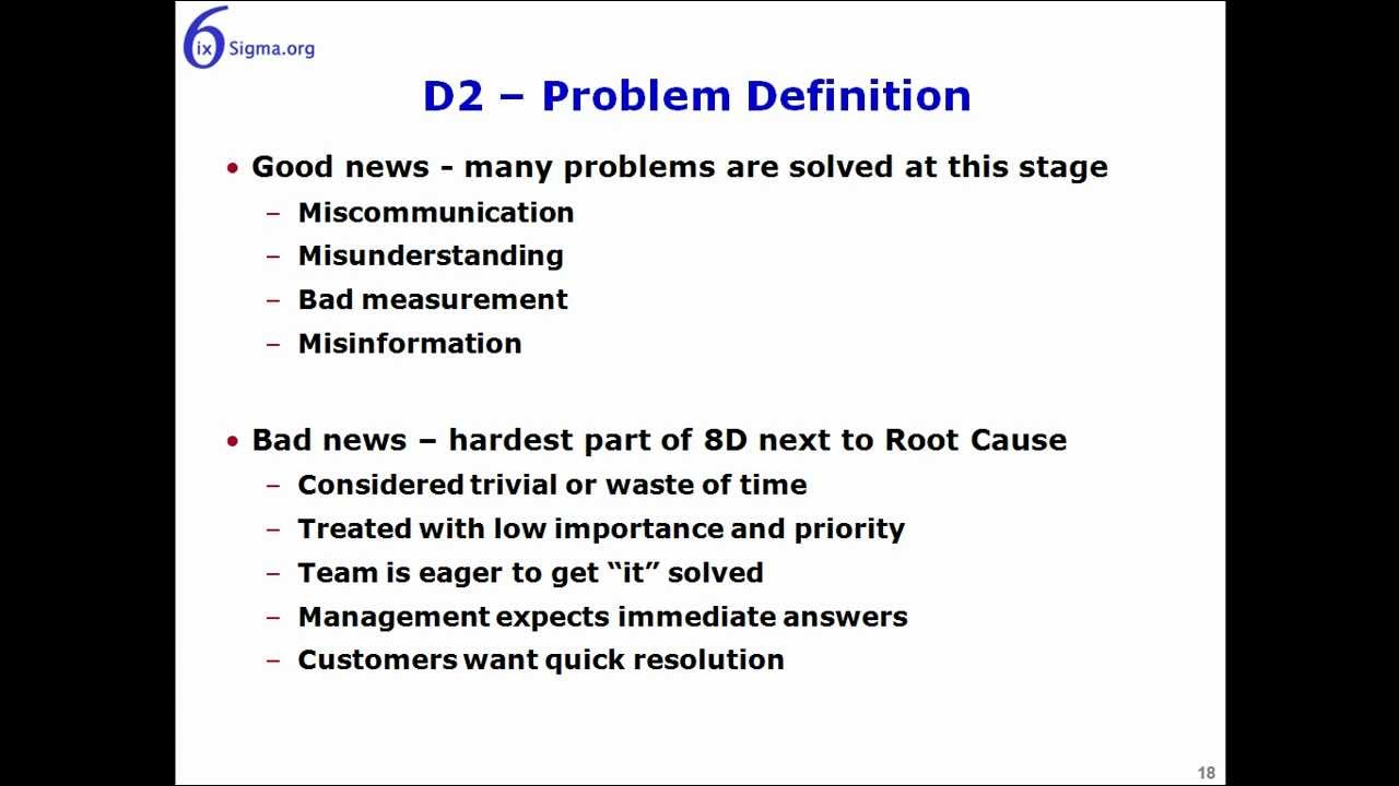 8 Disciplines D0 to D2