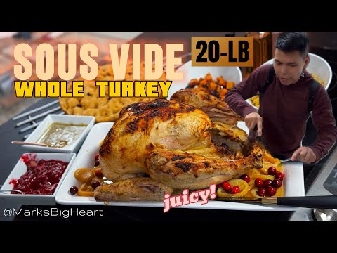 20-LB Whole Turkey Sous Vide: So Juicy!
