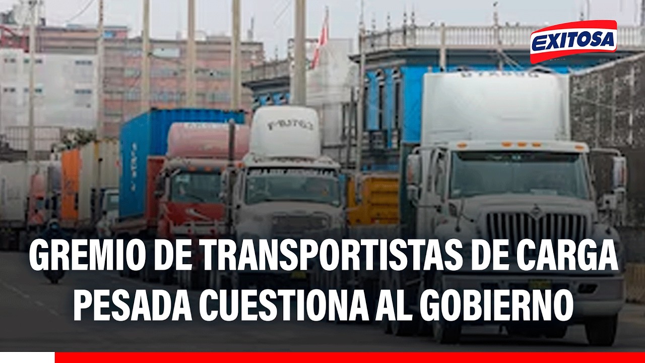 🔴🔵 Gremio de Transportistas de carga pesada cuestiona al Gobierno