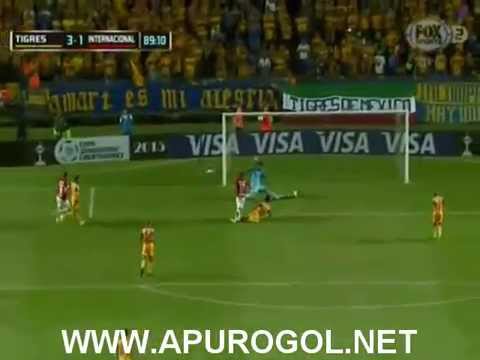 Tigres vs Internacional 3-1 (3-2) Copa Libertadores 2015 - Semifinal VUELTA