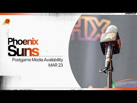 3-23-24 Phoenix Suns Postgame Media Availability: Frank Vogel, Devin Booker and Kevin Durant
