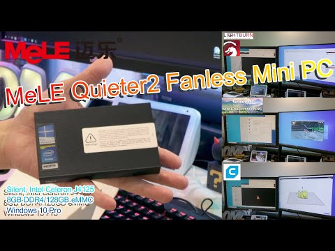 MeLE Quieter2 Fanless Mini PC 81A 8GB 128GB intel J4125 review by Benson Chik