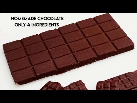 Only 4 ingredients homemade chocolate recipe| homemade chocolate preparation Malayalam|