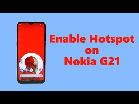 How to Enable Hotspot on Nokia G21