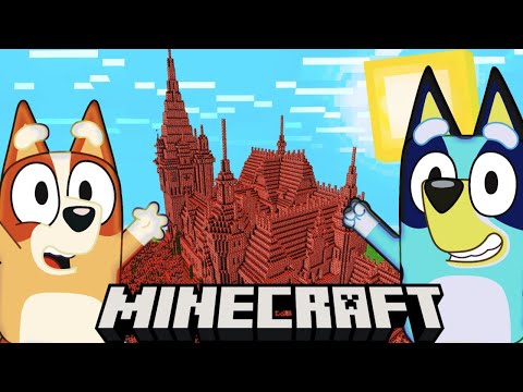 Bluey WORKING TNT HOUSE Build Challenge in Minecraft