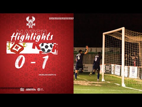 Match Highlights: Kettering Town 0-1 Harriers 25/01/22