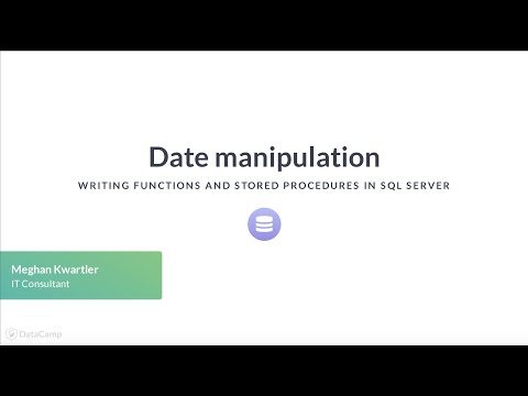 Sql Server Tutorial Date Manipulation