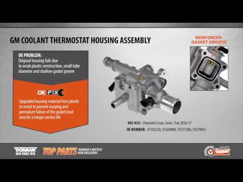 Highlighted Part: Coolant Thermostat Housing Assembly for Select Chevy Models