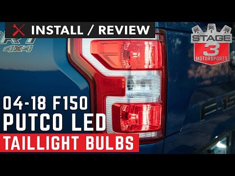 2008-2020 F150 Putco Plasma LED 3157 Taillight Bulbs Install and Review