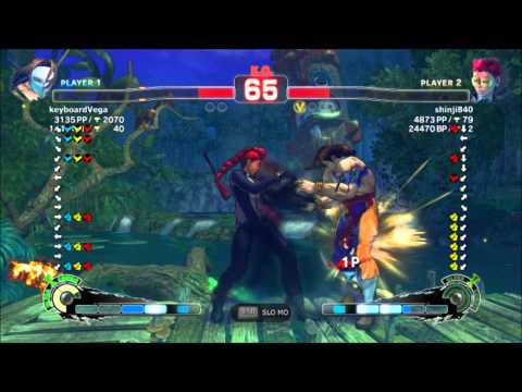 SSF4 AE *PC* Shinji840 Vs keyboardVega