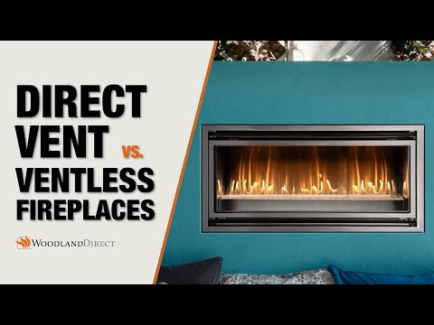 Direct Vent vs Ventless Gas Fireplaces | What's the Difference?
