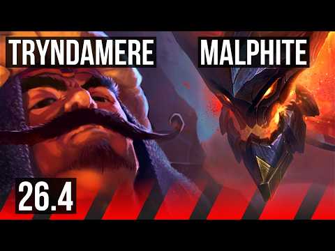 TRYNDAMERE vs MALPHITE (TOP) | KR Diamond | 26.4