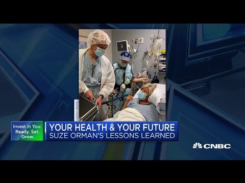 Finance expert Suze Orman share the lessons learned from her recent health scare