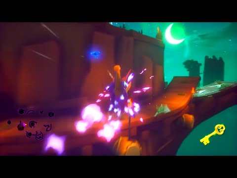 Tree tops 100% full walkthrough all eggs and gems locations - Spyro