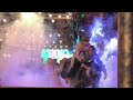Boy And Girl Riding On A Bull In Benidorm Spain